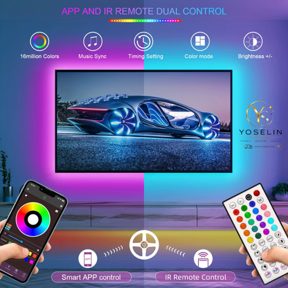 Tiras LED RGB Inteligente con Bluetooth